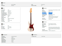 Fender Player II Mod P Bass RW OLP Fender Player II Mod P Bass RW OLP